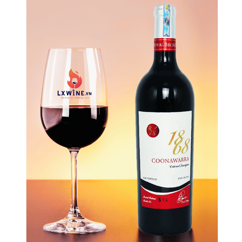 Rượu Vang Đỏ 1868 Coonawarra 750ml Cabernet Sauvignon